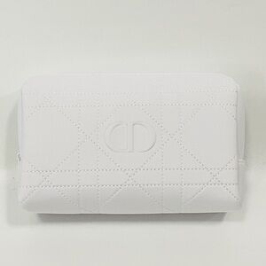 Christian Dior White Quilted Pouch